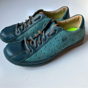 Born Teal and Brown Women's Sneakers
